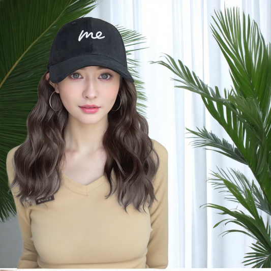 "Me" Hat Wig with Fashion Design
